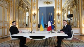 Volodymyr Zelenskyj u Emmanuela Macrona (1. 12. 2025).