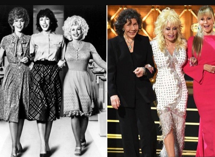 Jane Fonda bude odmdesát, Dolly Parton je sedmdesát jedna a Lily Tomlin je osmasedmdesát, setkaly se sedmatřicet let po natočení komedie Od devíti k pěti