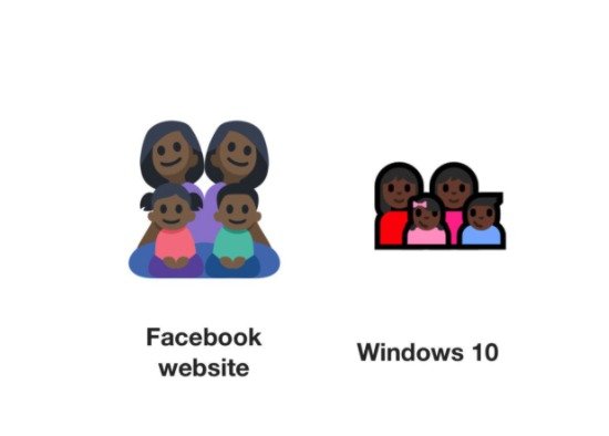 Nejen Facebook, ale i Microsoft přichystal rodinné emoji.