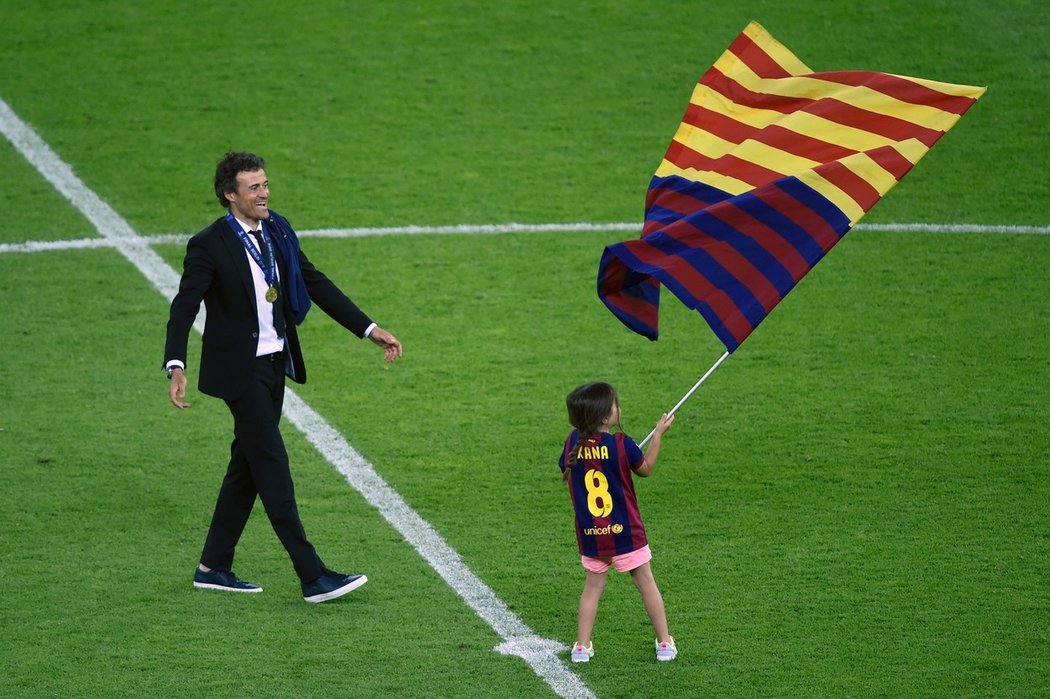 Luis Enrique s dcerkou Xanou