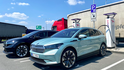 Škoda Enyaq, která je prvním čistě elektrickým modelem automobilky
