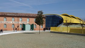 Muzeum Enza Ferrariho v italské Modeně je posledním realizovaným projektem podle Jana Kaplického