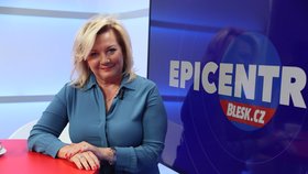 Šéfka poslanců ANO Alena Schillerová v Epicentru Blesku (10.7.2023)