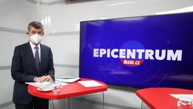 Premiér Andrej Babiš byl hostem pořadu Epicentrum (26. 11. 2020).