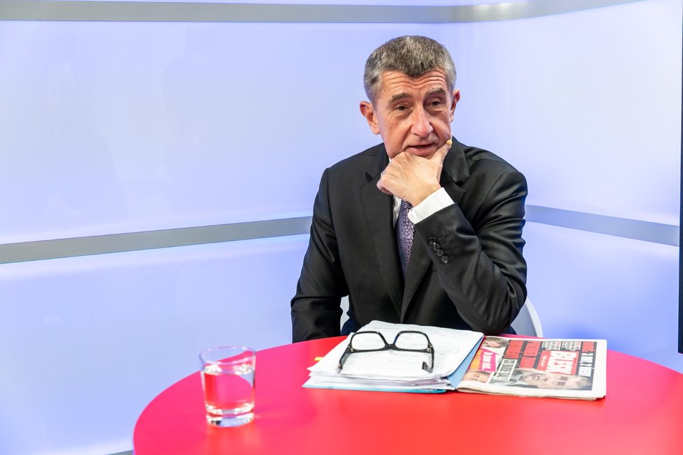 Premiér Andrej Babiš (ANO) byl hostem pořadu Epicentrum dne 5. 12. 2019.