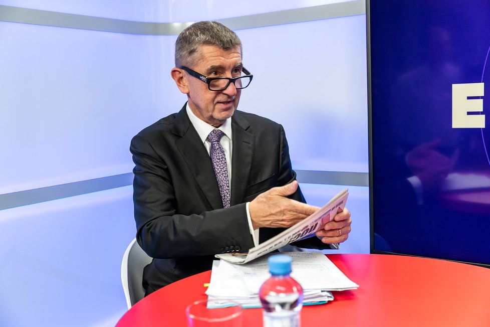 Premiér Andrej Babiš (ANO) byl hostem pořadu Epicentrum dne 5.12.2019.