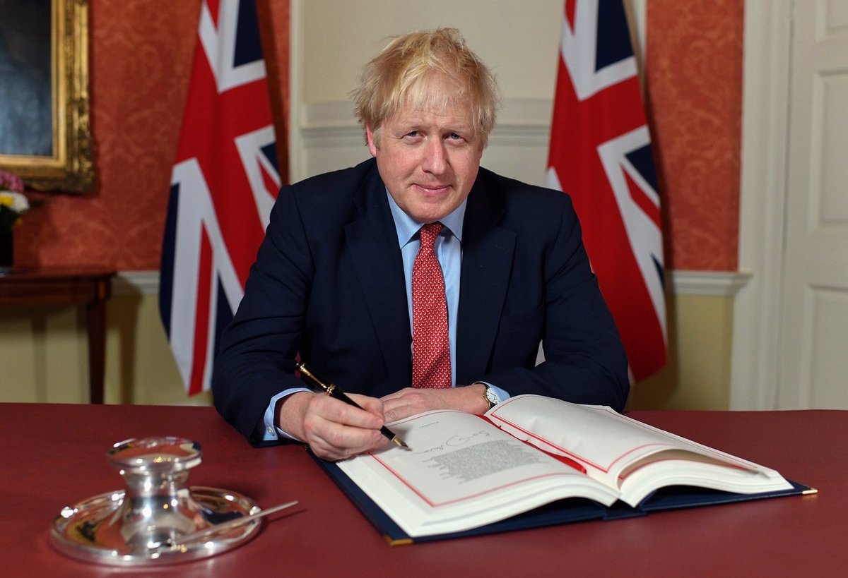 Britský premiér Boris Johnson.