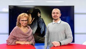 Psycholožka Radana Rovena Štěpánková byla hostem pořadu Epicentrum vysílaného dne 22. 1. 2020. Vpravo moderátor Bohuslav Štěpánek.