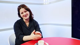 Ministryně práce a sociálních věcí Jana Maláčová (ČSSD) ve studiu Blesku