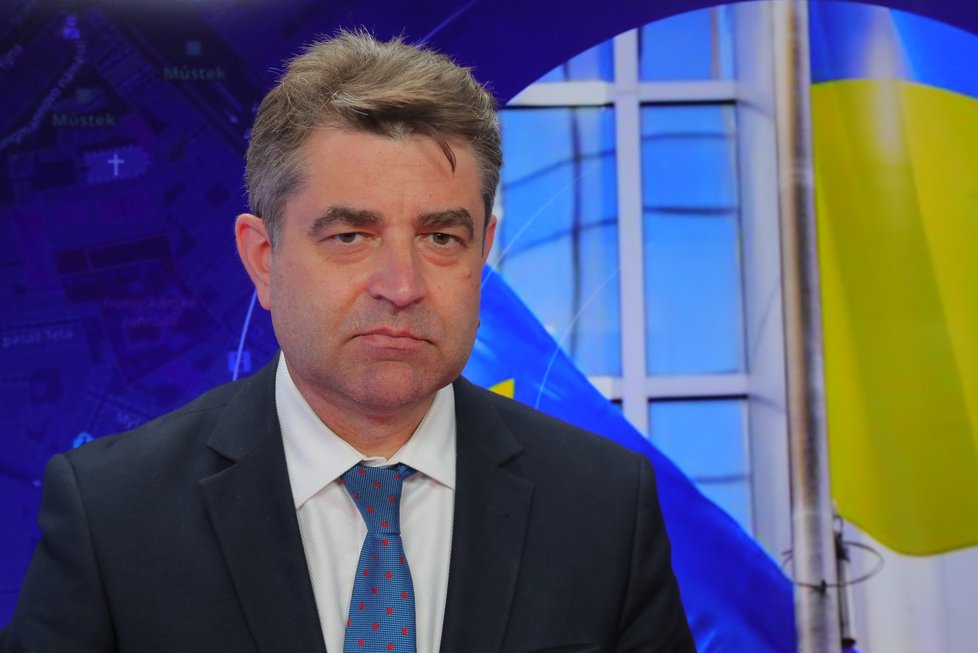 Ukrajinský velvyslanec Jevhen Perebyjnis v Epicentru 24.5.2022
