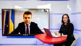 Jevhen Petrovyč Perebyjnis, bývalý Velvyslanec Ukrajiny v České republice v Epicentru 21.2. 2024