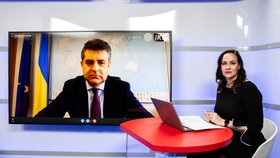 Jevhen Petrovyč Perebyjnis, bývalý Velvyslanec Ukrajiny v České republice v Epicentru 21.2. 2024