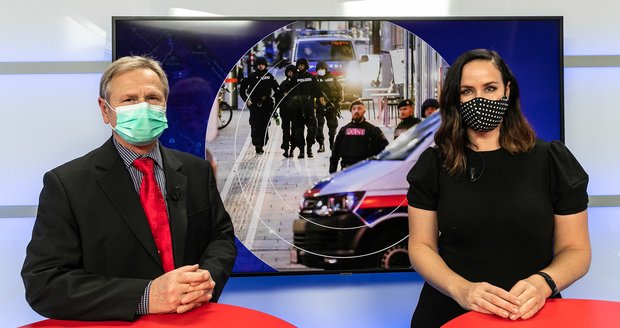 Vysílali jsme: Generál Šedivý o teroristickém útoku ve Vídni. Jsou Češi v bezpečí? 