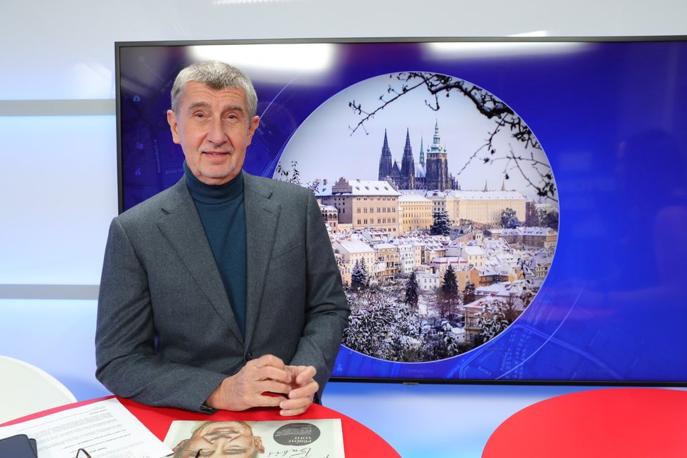 Kandidát na prezidenta Andrej Babiš v pořadu Epicentrum