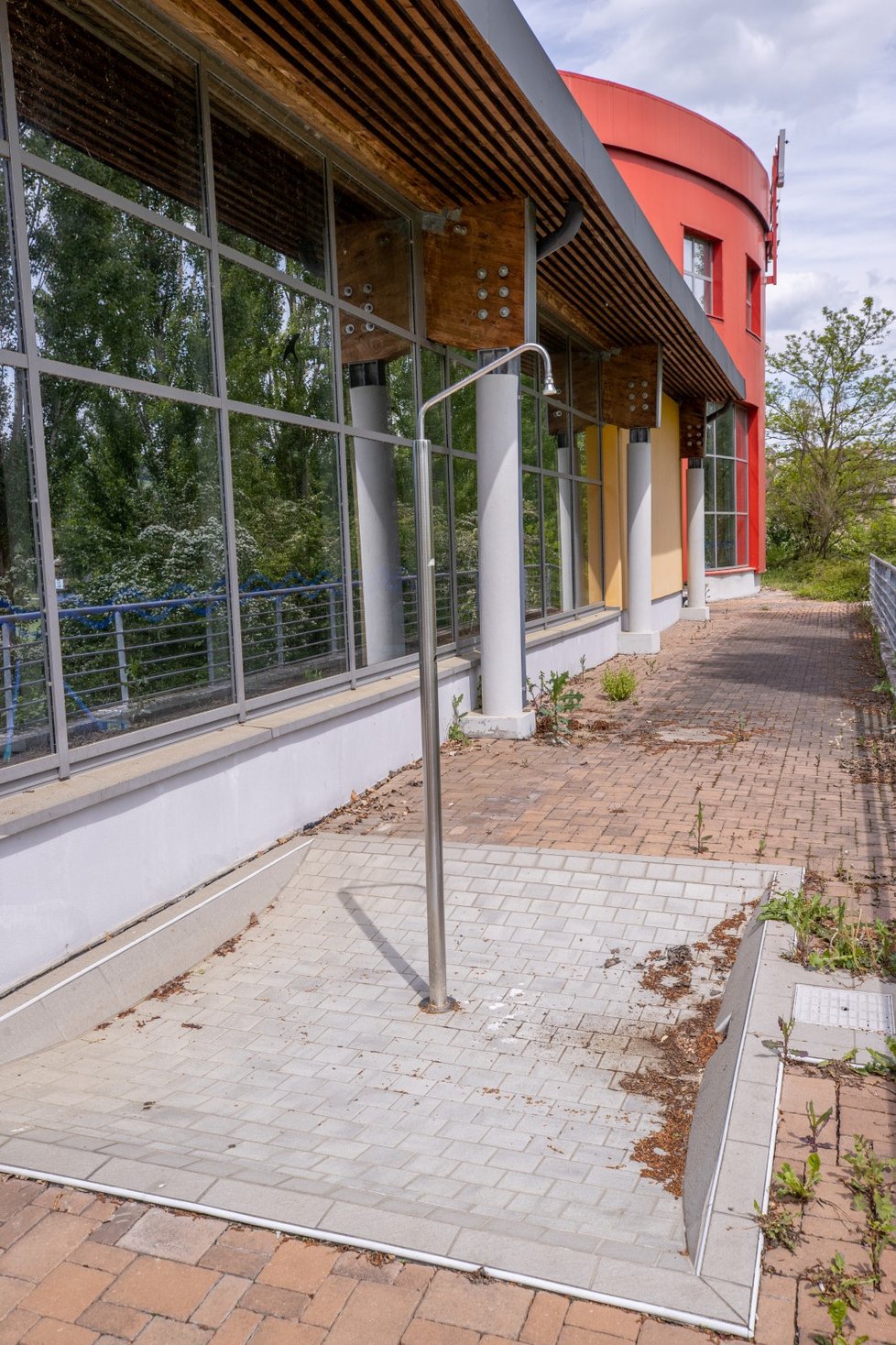 Berounský aquapark Laguna dne 13.5.2020 během koronavirové odstávky.