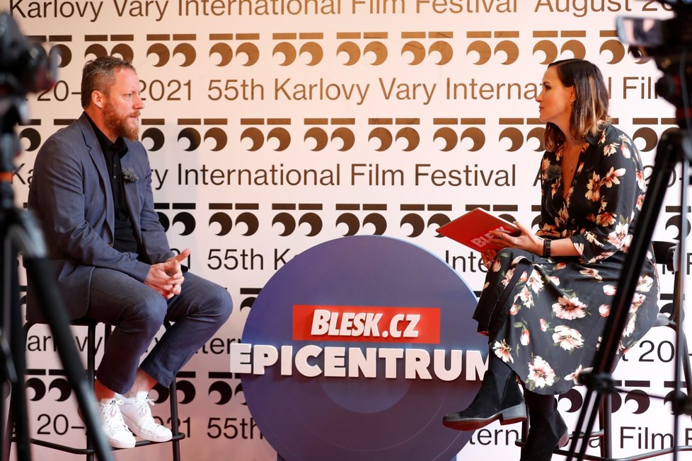 Ředitel Karlovarského filmového festivalu Kryštof Mucha v Epicentru 24.8.2021