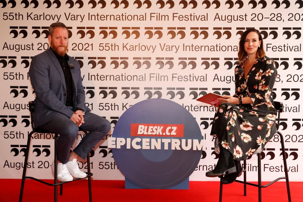 Ředitel Karlovarského filmového festivalu Kryštof Mucha v Epicentru 24.8.2021