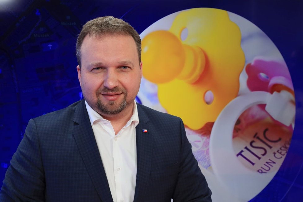 Ministr práce a sociálních věcí Marian Jurečka v Epicentru Blesku. (9.5.2022)