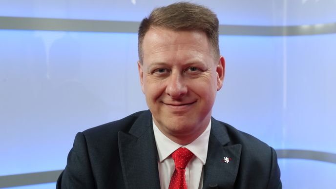 Šéf Svazu obchodu a cestovního ruchu Tomáš Prouza v Epicentru Blesku. (13.3.2023)
