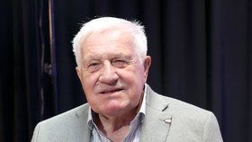 Bývalý prezident Václav Klaus v Epicentru Blesku. (3.8.2026)