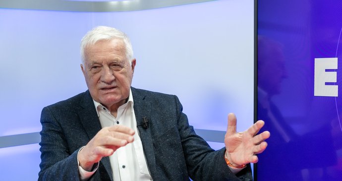 Bývalý prezident Václav Klaus byl hostem Epicentra Blesku. (5.12.2022)