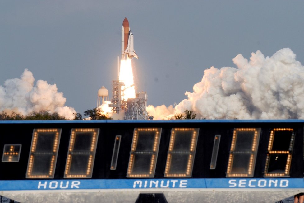 Start raketoplánu NASA