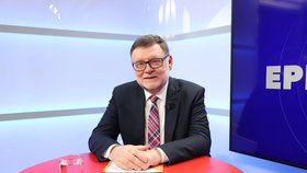 Ministr financí Zbyněk Stanjura (ODS) v Epicentru Blesku. (10.2.2022)