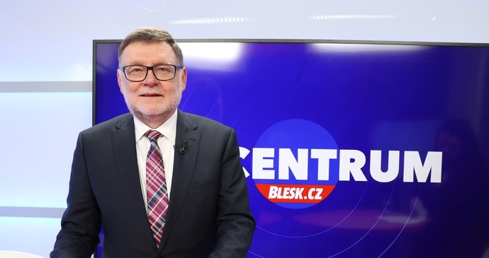 Ministr financí Zbyněk Stanjura (ODS) v Epicentru Blesku. (10.2.2022)