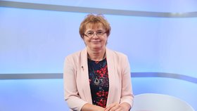 Předsedkyně Odborového Svazu zdravotnictví a sociální péče Dagmar Žitníková v Epicentru Blesku. (14.9.2023)