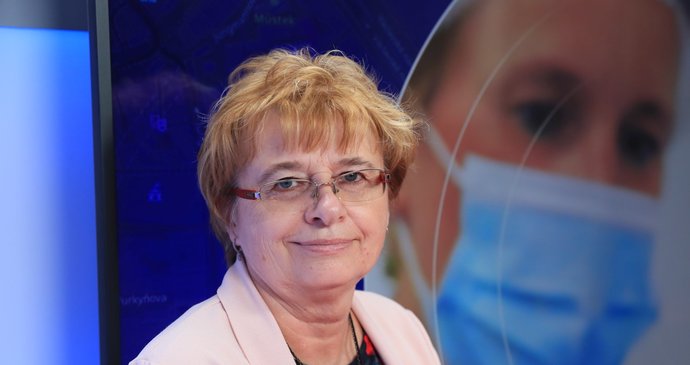 Předsedkyně Odborového Svazu zdravotnictví a sociální péče Dagmar Žitníková v Epicentru Blesku. (14.9.2023)