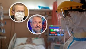 Epidemiolog Petr Smejkal a šéf statistiků Ladislav Dušek promluvili v Otázkách Václava Moravce o tom, co můžeme čekat od omikronu