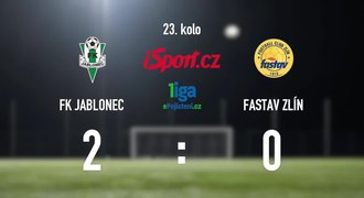 CELÝ SESTŘIH: Jablonec - Zlín 2:0. Rozhodl Mihálik, výhru jistil Mehanovič