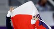 Karolína Erbanová slaví na trati 500 metrů bronzovou medaili