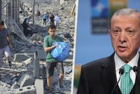Erdogan se opřel do Izraele: Musí se chovat jako stát, ne jako teroristická organizace