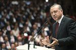 Turecký prezident Erdogan během projevu v Ankaře (10. 5. 2016)