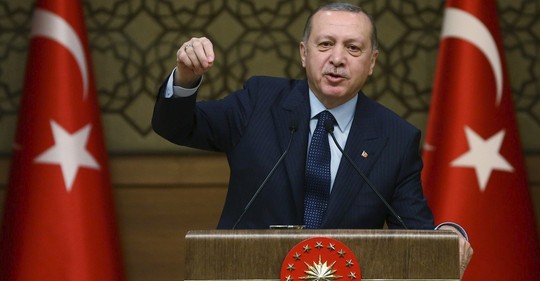 Turecký prezident Erdoğan.