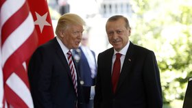 Turecký prezident se setkal s prezidentem USA Trumpem.
