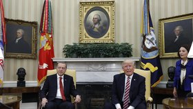 Prezidenti Erdogan a Trump.