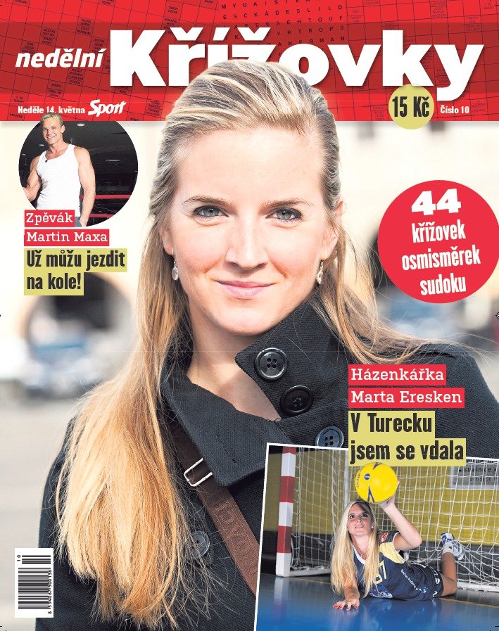 Rozhovor s MArtou Eresken si přečtěte v magazínu Nedělní Sport Křížovky