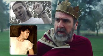 Cantona jako král, moc sexy Nadal. Sportovci v klipech umí zaujmout