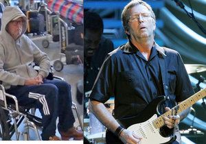 Eric Clapton skončil na vozíku.