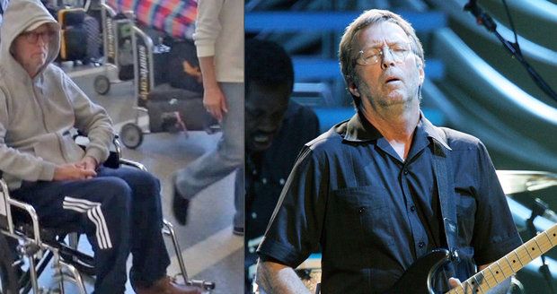 Legendární kytarista Eric Clapton skončil na vozíku! Nepoznali byste ho