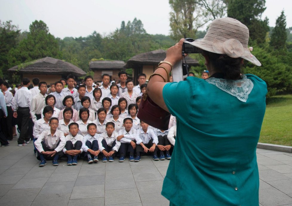 Severní Korea pohledem francouzského fotografa Eric Lafforgueho.