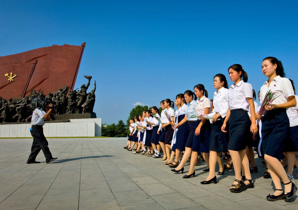 Severní Korea pohledem francouzského fotografa Eric Lafforgueho.