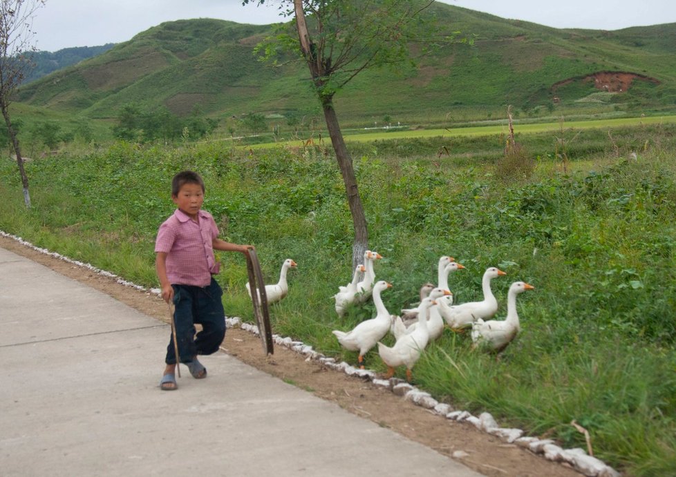 Severní Korea pohledem francouzského fotografa Eric Lafforgueho.