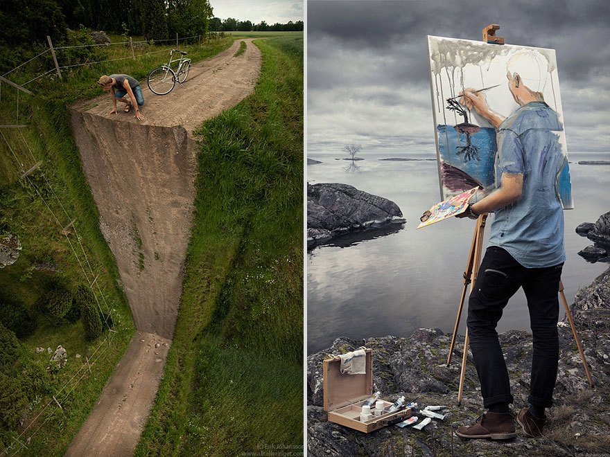 Autorem je fotograf Erik Johansson.