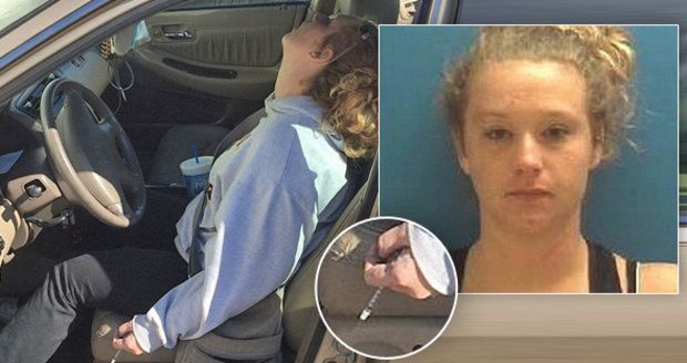 Šokující foto: Erika (25) se předávkovala heroinem v autě! Vzadu plakal desetiměsíční syn