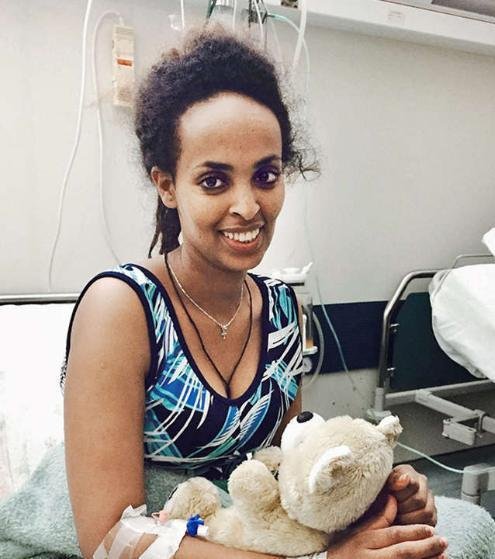 Eritrejka Wegasi byla jednou ze zachráněných ze ztroskotané lodi plné uprchlíků.