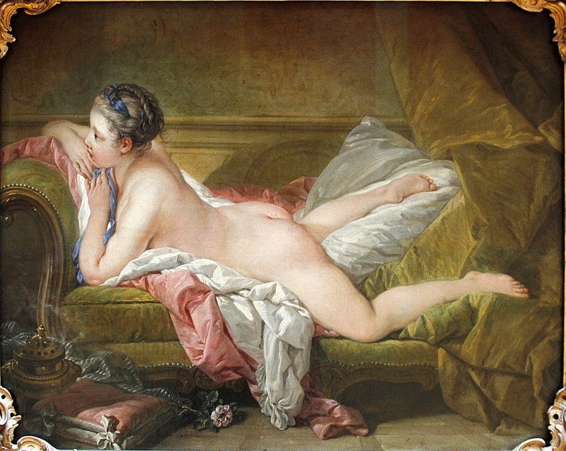 Francois Boucher - Odpočívající odaliska, 1752