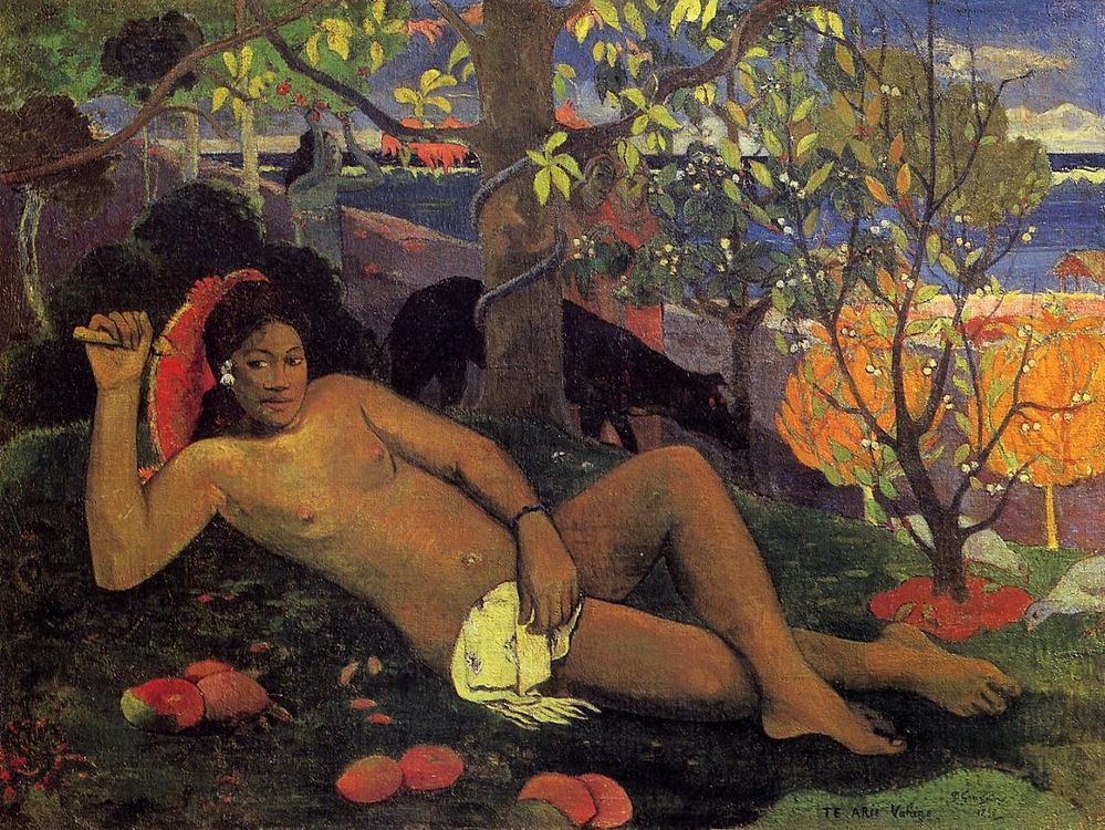 Králova žena, Paul Gauguin, 1896